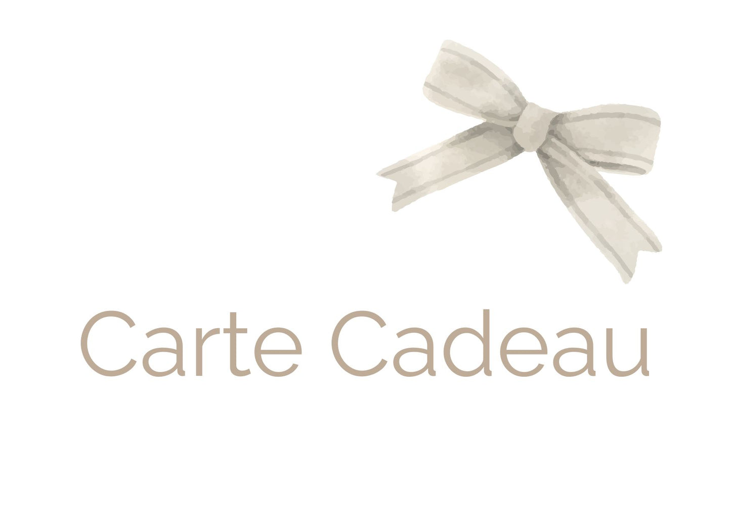 Carte Cadeau